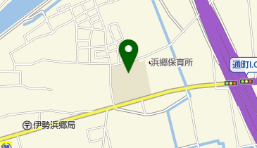 伊勢市立浜郷小学校の地図画像