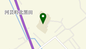 津市立黒田小学校の地図画像