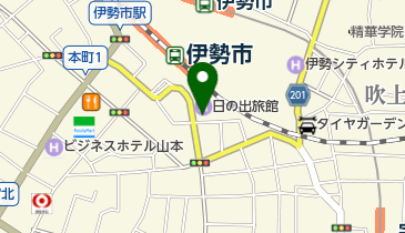 伊勢理容美容専門学校駅前2号館の地図画像