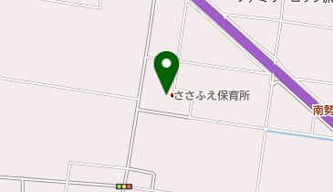 明和町立ささふえ保育所の地図画像