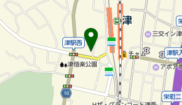 河合塾津現役館の地図画像