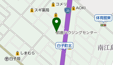 中日新聞鈴鹿ハウジングセンターの地図画像