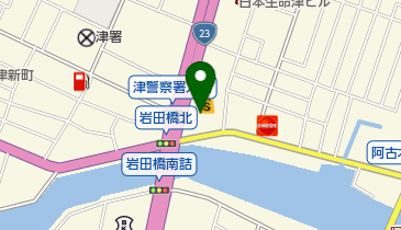 津松菱の地図画像