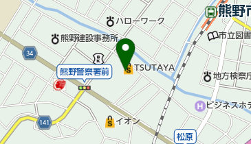 オークワ熊野店の地図画像