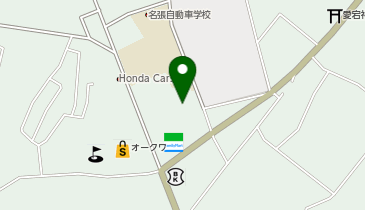 オークワ名張西原店の地図画像