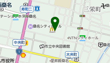 アピタ桑名店の地図画像