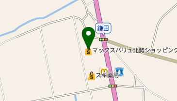 マックスバリュ北勢店の地図画像