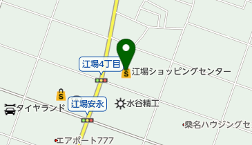 一号舘江場店の地図画像