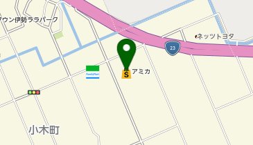 アミカ伊勢店の地図画像
