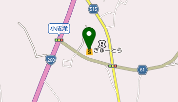 ぎゅーとら波切店の地図画像