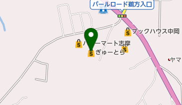 ぎゅーとらラブリー鵜方店の地図画像
