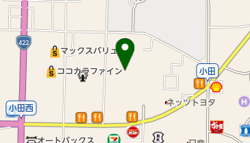 ぎゅーとらラブリー伊賀小田店の地図画像