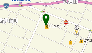 DCM四日市店の地図画像