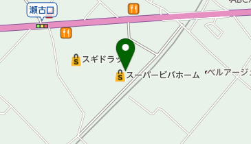 スーパービバホーム名張店の地図画像