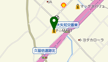 F☆MART大矢知店の地図画像