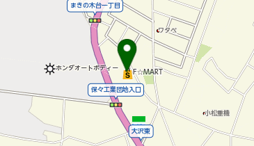 F☆MART小牧店の地図画像