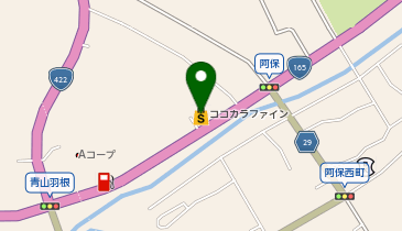 ココカラファイン伊賀青山店の地図画像