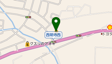 ディスカウントドラッグコスモス西明寺店の地図画像