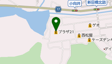 プラザ21の地図画像