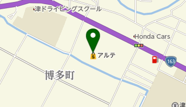 ヤマナカアルテ・カーマ津新町店の地図画像