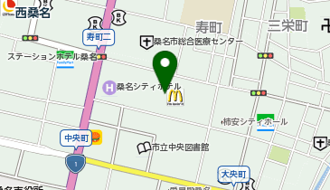 アピタ桑名店の地図画像