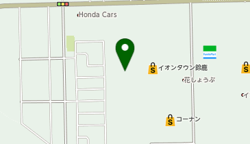 ハニーズ鈴鹿イオンタウン店の地図画像