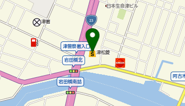 familiar津松菱店の地図画像