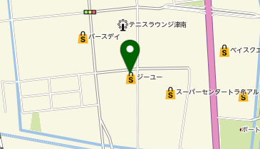 ジーユー津藤方店の地図画像