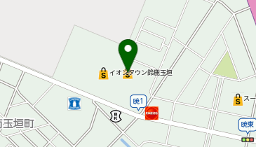 ベビー・子供用品バースデイイオンタウン鈴鹿玉垣店の地図画像