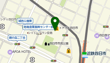 コジマ&times;ビックカメラアピタ四日市店の地図画像