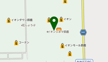 Francfrancイオンモール鈴鹿店の地図画像