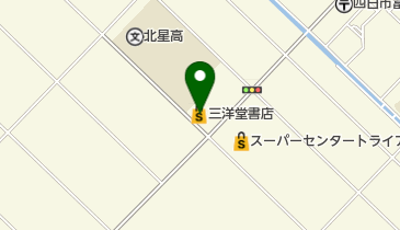 (株)三洋堂書店富田店の地図画像