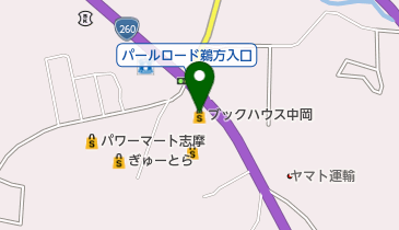 ブックハウス中岡の地図画像
