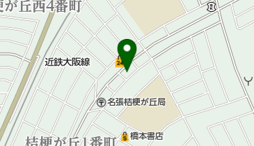 桔梗が丘書店の地図画像