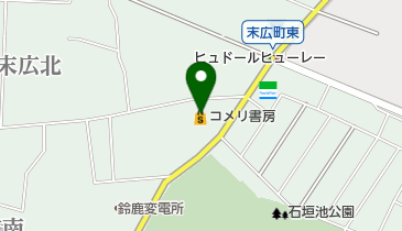 コメリ書房鈴鹿店の地図画像