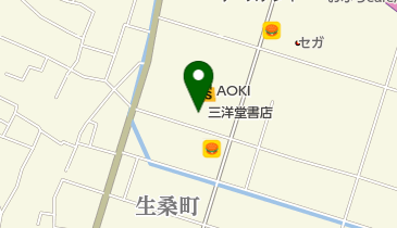 三洋堂書店生桑店の地図画像