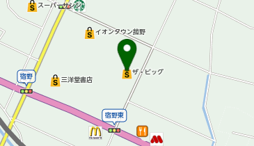 ザ・ビッグ菰野店の地図画像