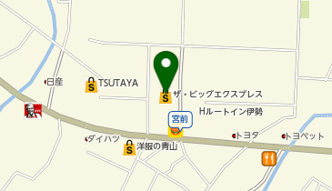 ザ・ビッグエクスプレス小俣店の地図画像