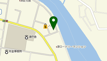 ダイソー津北店の地図画像