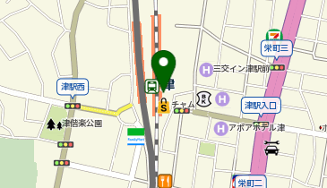ダイソー津チャム店の地図画像
