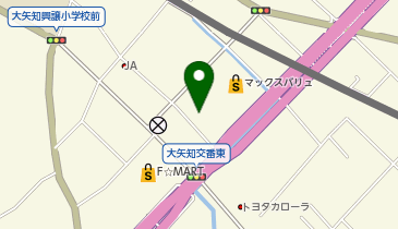 ダイソーマックスバリュ大矢知SC店の地図画像