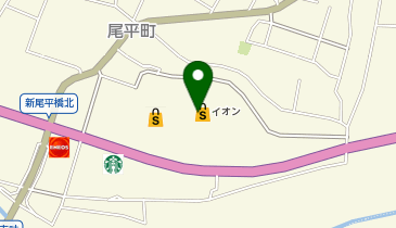Seriaイオン四日市尾平店の地図画像