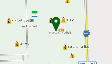 ABC MART SPORTSイオンモール鈴鹿店の地図画像