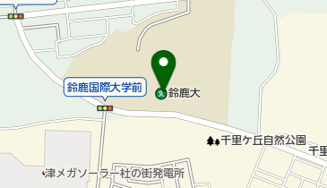 鈴鹿大学・鈴鹿大学短期大学部フレンドの地図画像
