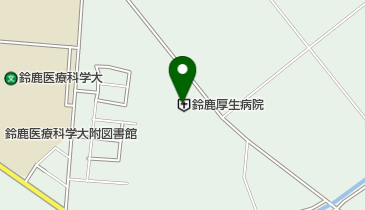 鈴鹿厚生病院売店フレンドの地図画像