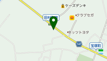 トヨタカローラ三重松阪宝塚店の地図画像