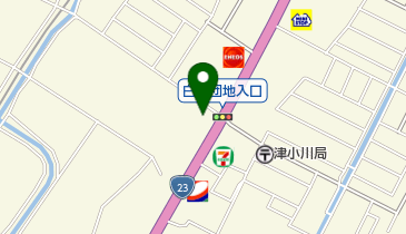 レッドバロン三重中央店の地図画像