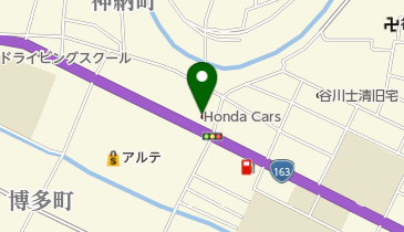 Honda Cars津新町店の地図画像
