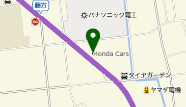 Honda Cars三重中津御殿場店の地図画像