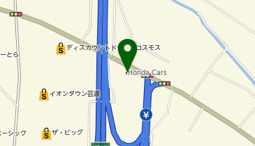 Honda Cars三重津芸濃インター店の地図画像